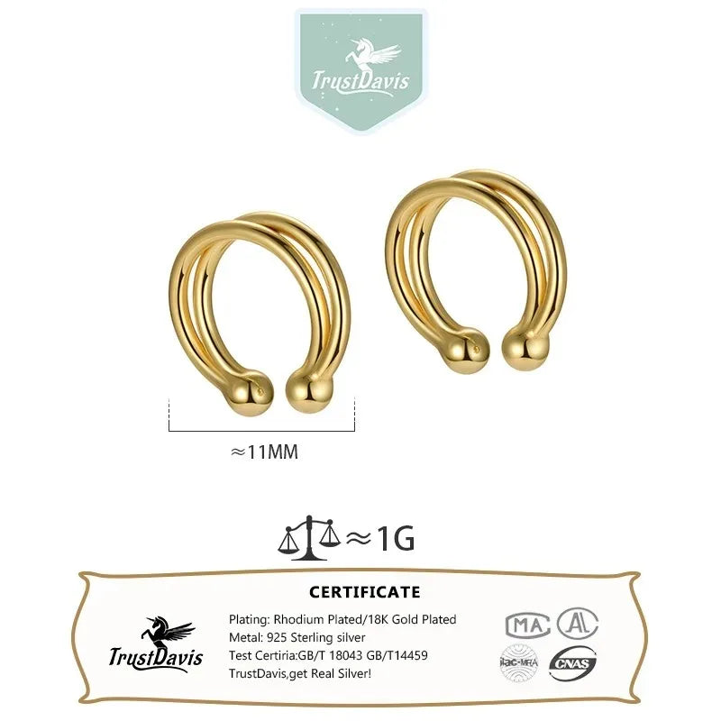 Double-layer Ear Clip DS4836