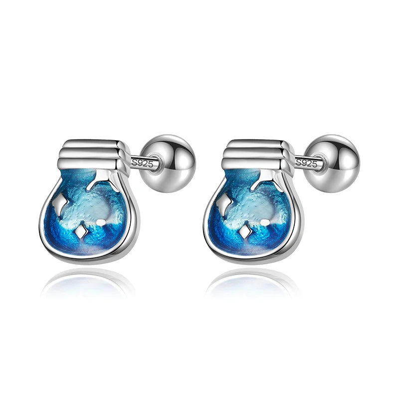 Wishing Bottle Thread Earrings DS4244