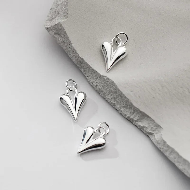 Heart Pendant DIY Necklace Accessories Jewelry HY948