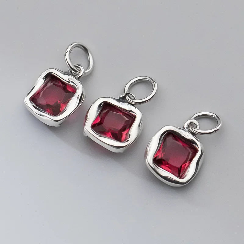 Vintage Zircon Geometric Charm Pendant DZ963
