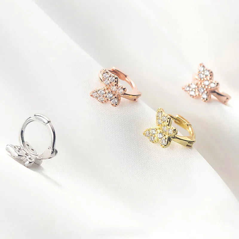 Butterfly Mini Hoop Earring DA1628