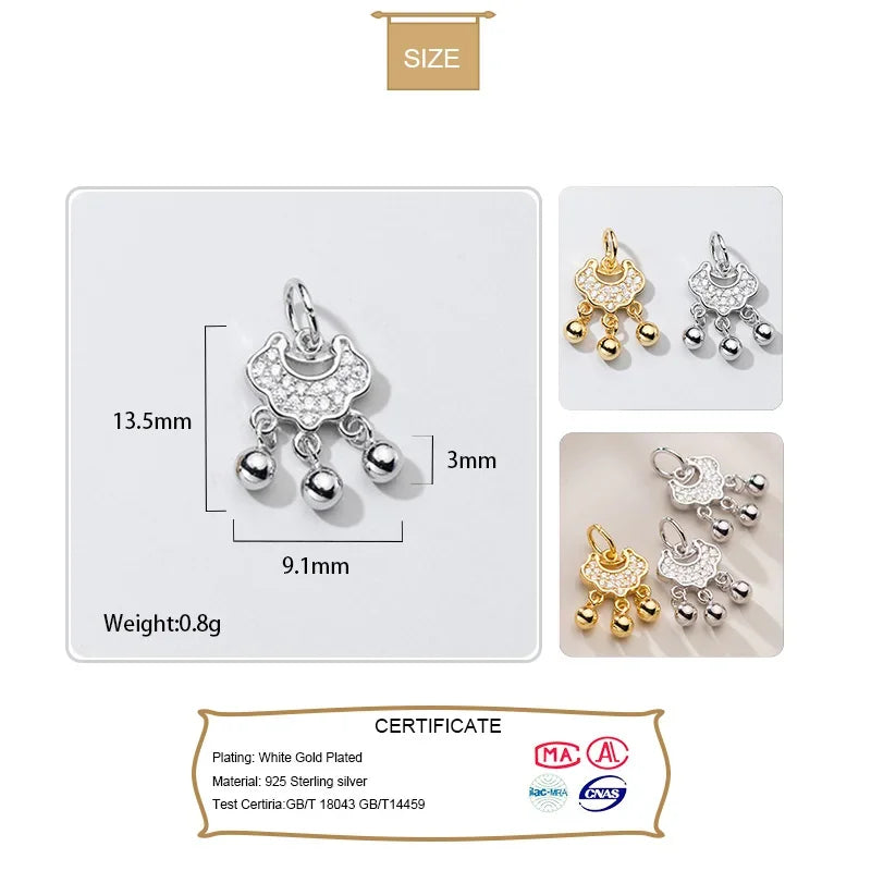 longevity lock Pendant Handmade DIY Accessories HY575