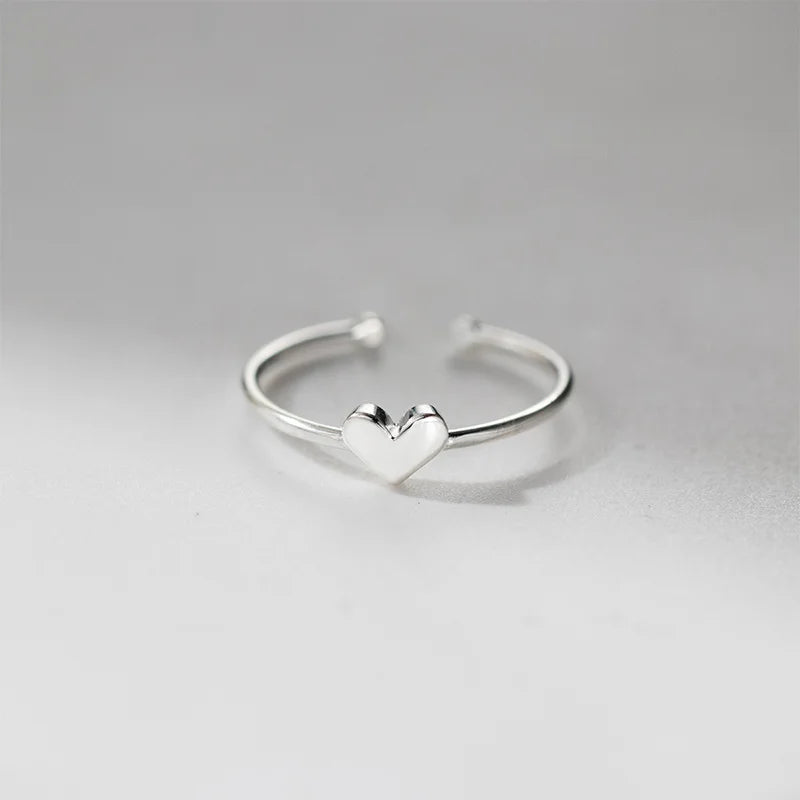 Heart-shaped Open Ring DS4793