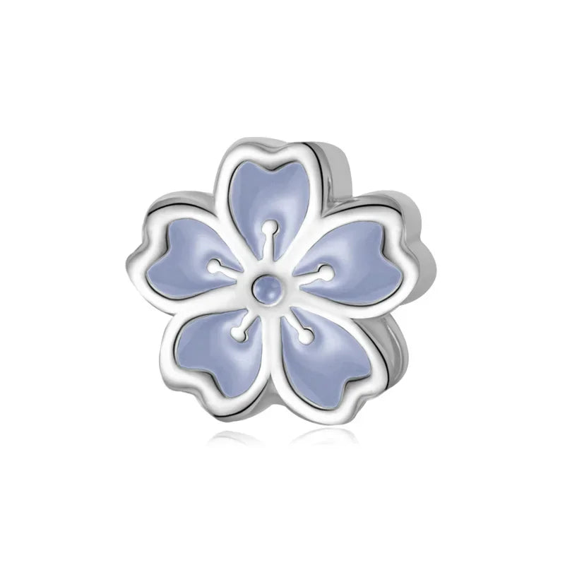Flowers Bead Charm Beads Handmade DIY Accessories Fine Jewelry DZ795