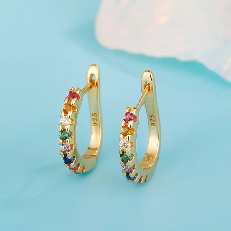 Colors Dazzling Hoop Earrings DS4320