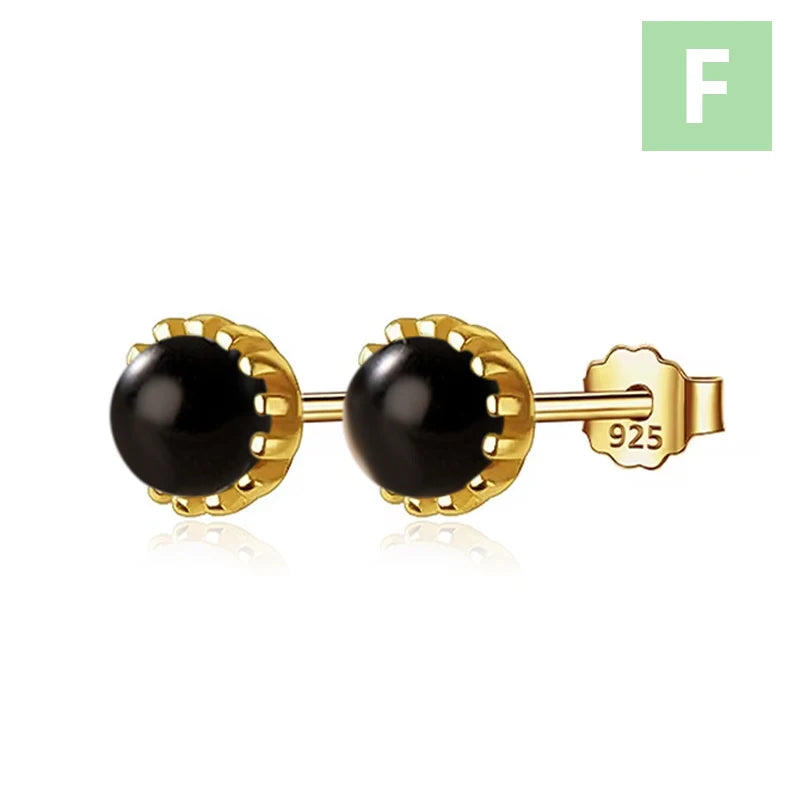 Minimalist Synthetic Pearl Stud Earrings DS4631