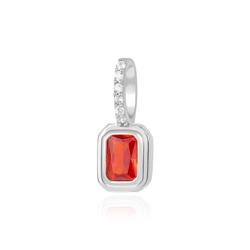 TSquare Colored Zircon Charm Pendant DZ1695