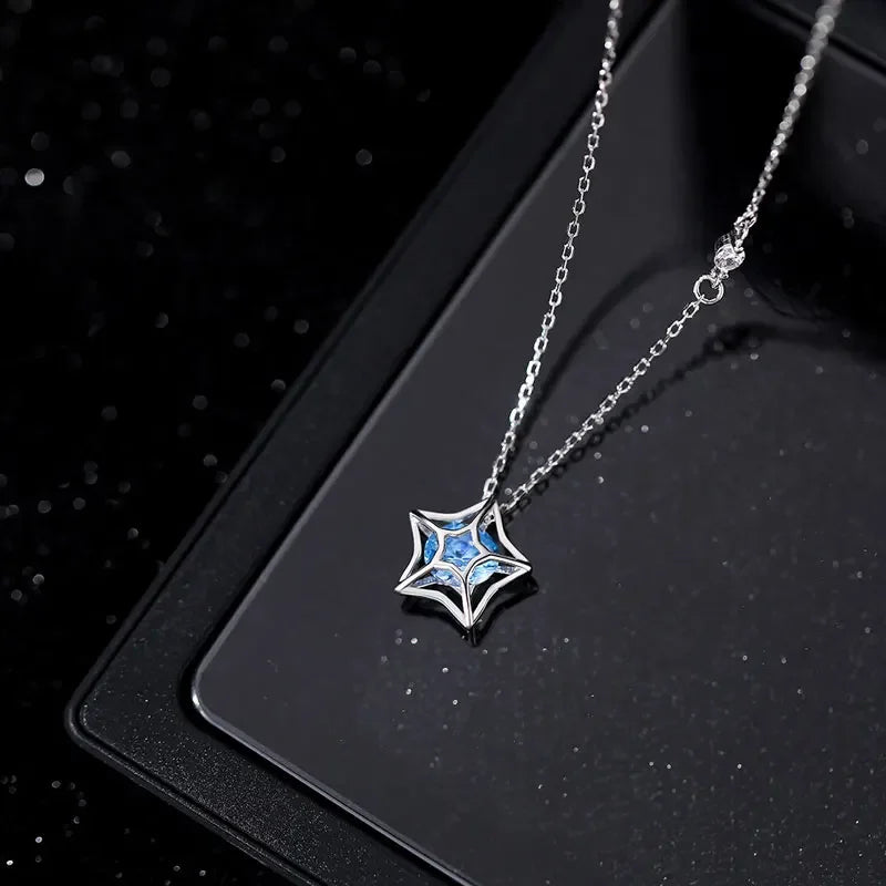 Star Zircon Chain Necklace LB069