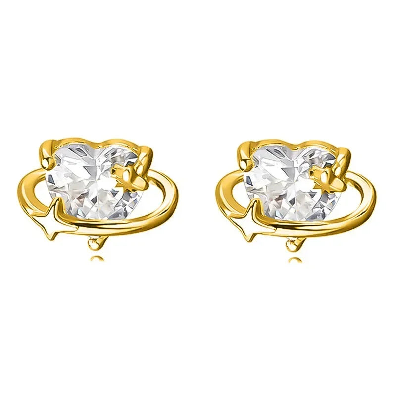 Heart Stud Earring DS4217