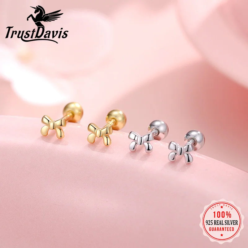 Bow Screw Earrings DS4840