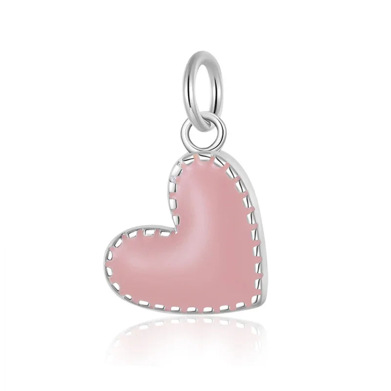 Heart Pendant DIY Necklace Bracelet Accessories Fine Jewelry Gift HY990