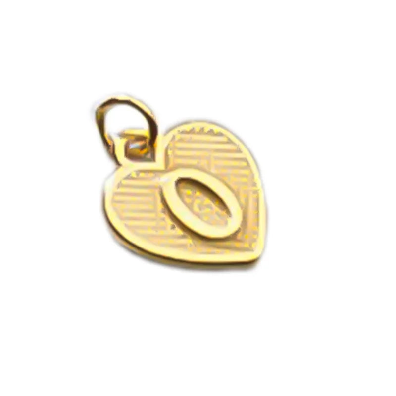 TrustDavis Real 925 Sterling Silver Name Necklace 26 Heart DIY Accessories Pendant for Women Wedding Clavicle Jewelry DZ1795