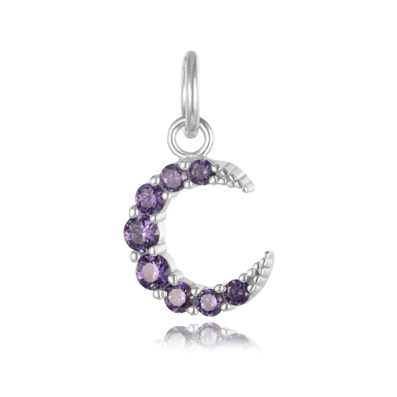 Moon Charm Pendant Handmade DIY Accessories HY113