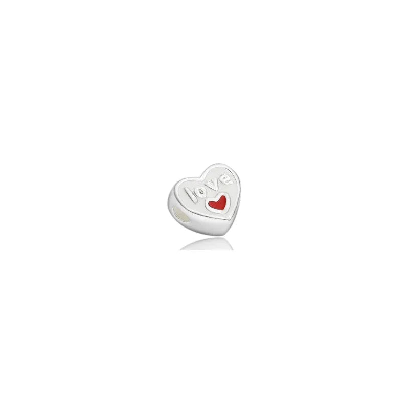 Heart Charm Pendant Handmade DIY Accessories Jewelry DZ1683