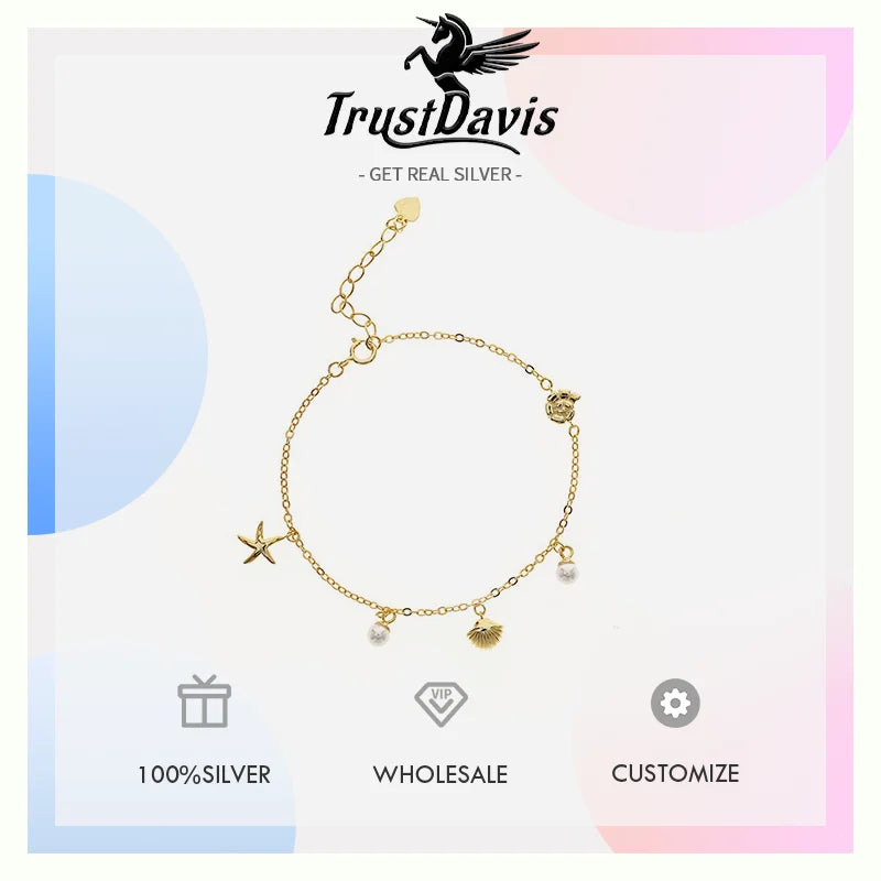 Beaded Star Shell Bracelet DS4819