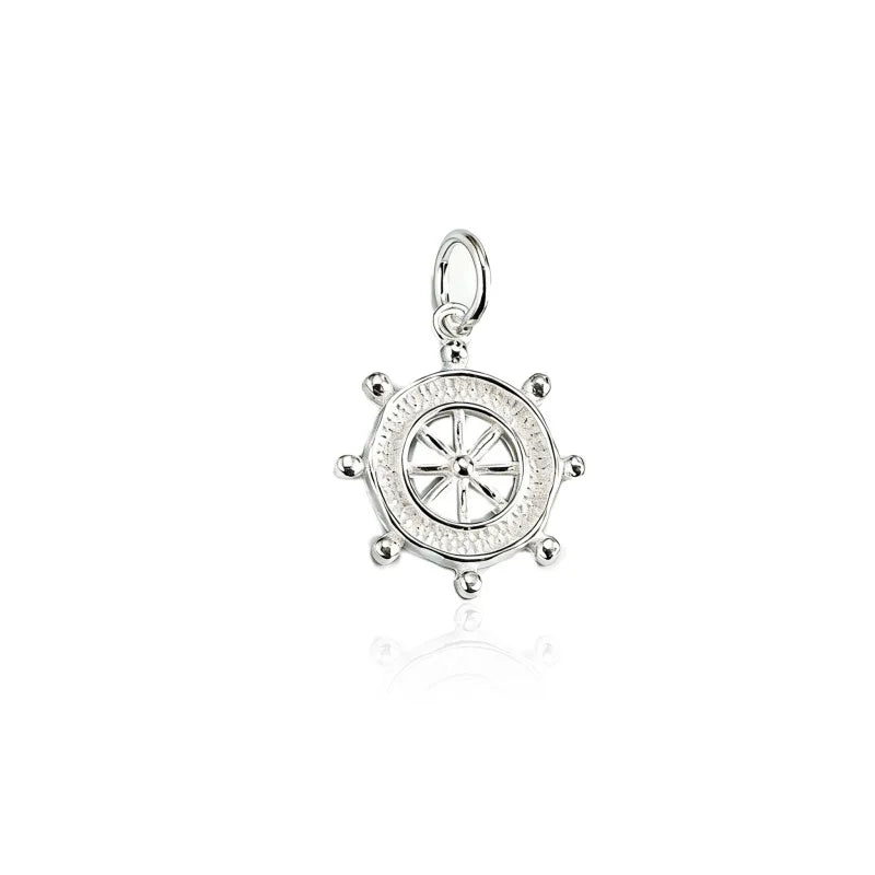 Ship Wheel Charm Pendant DZ1881