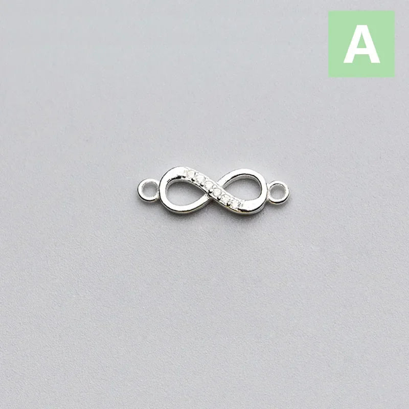 Infinite Shiny CZ Charm Pendant DZ244