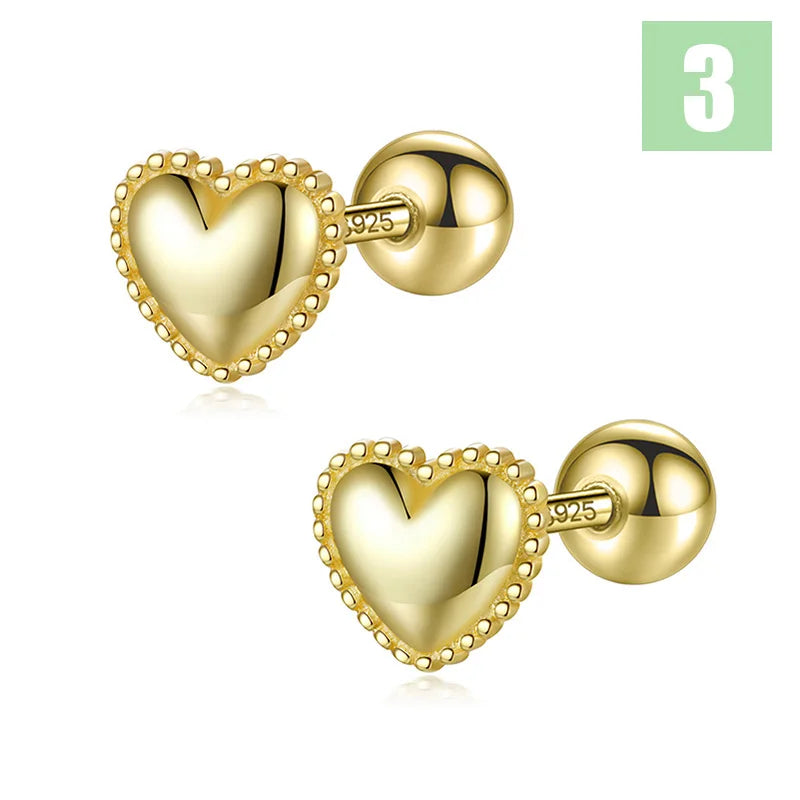 Heart Stud Earrings DS3650