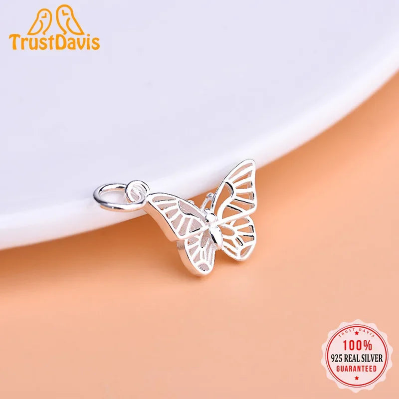 Hollow Butterfly Charm Pendant HY132