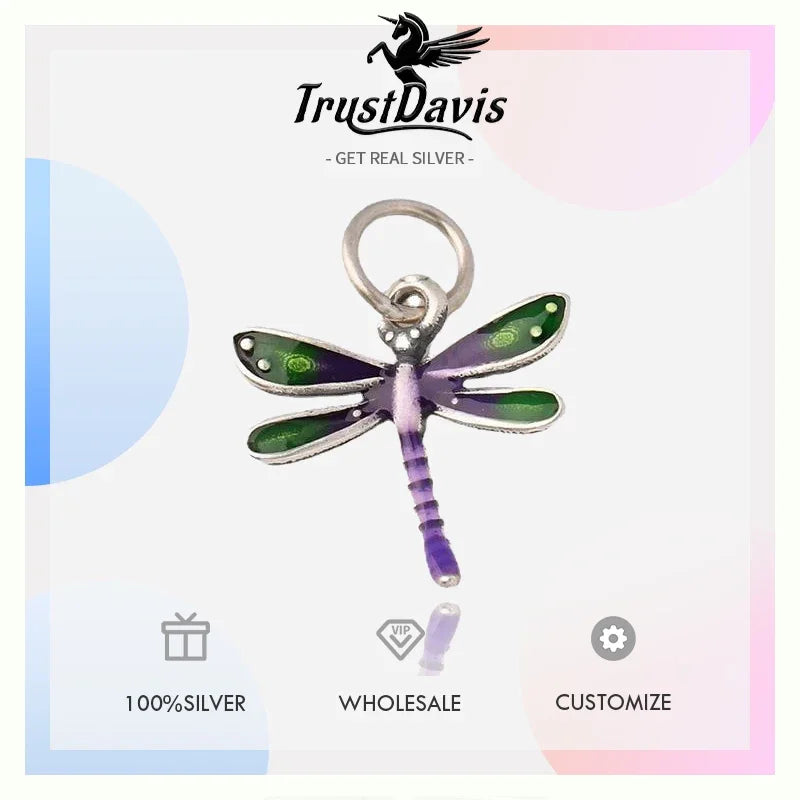Insects Dragonfly Pendant DIY Accessories DZ1654