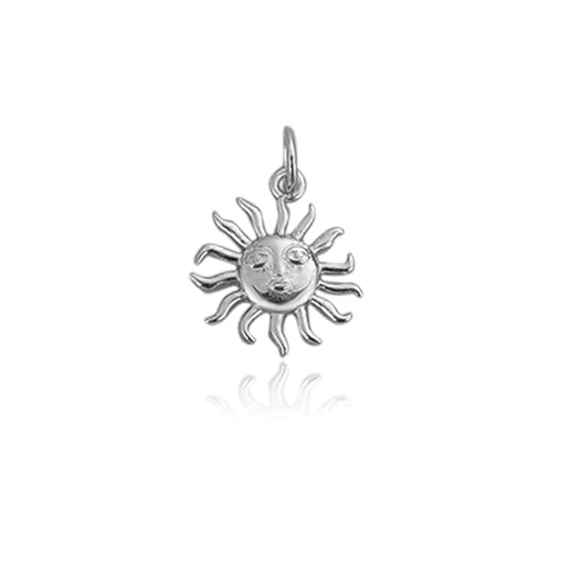 Sun Face Charm Pendant Handmade DIY Accessories DZ1712