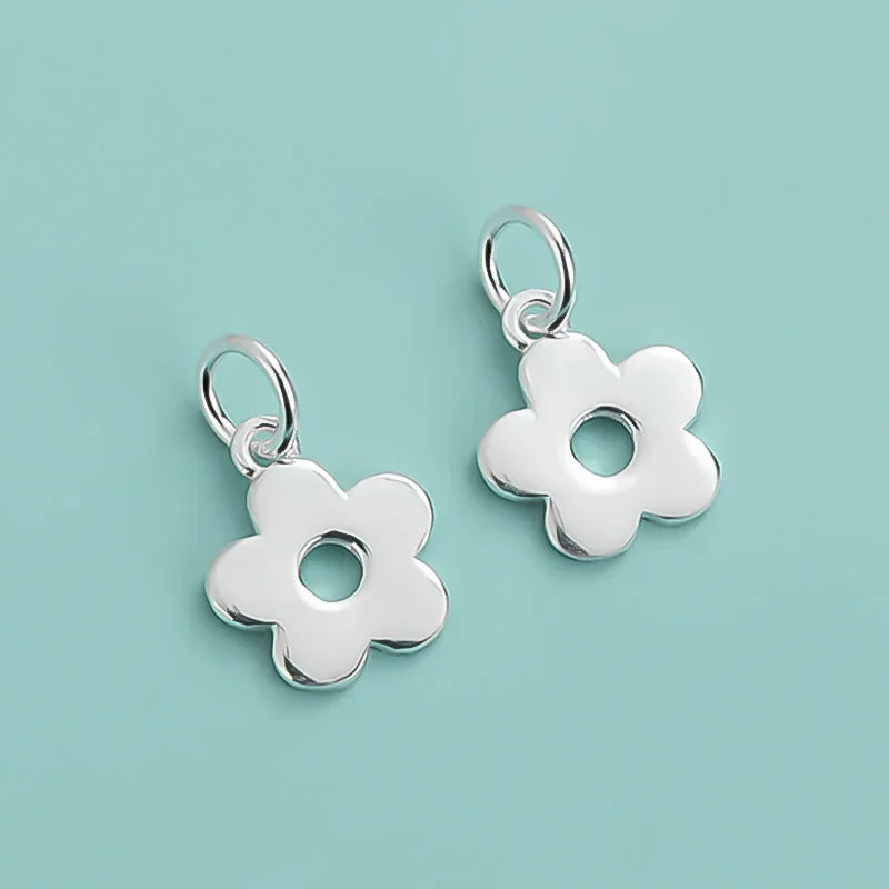 Flower Charm Pendant DIY Accessories Jewelry DZ1070