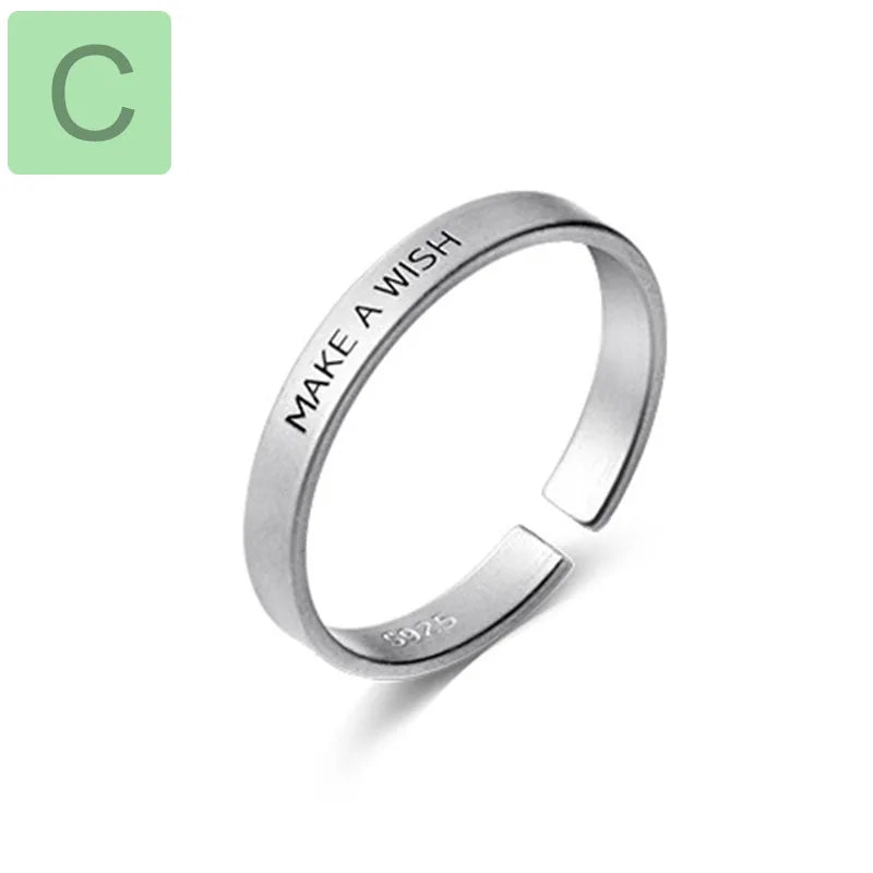 Twist Heart Opening Rings DB1317