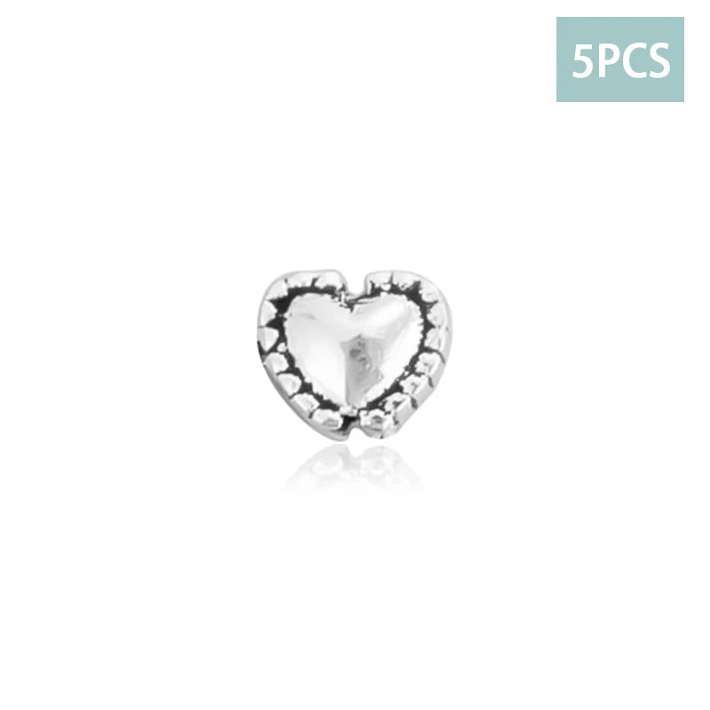Heart Separator Beads DIY Bracelet Necklace Accessories DZ647