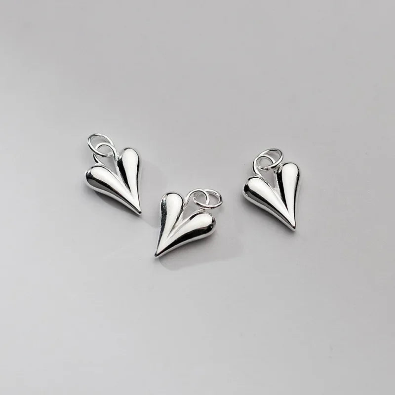 Heart Pendant DIY Necklace Accessories Jewelry HY948