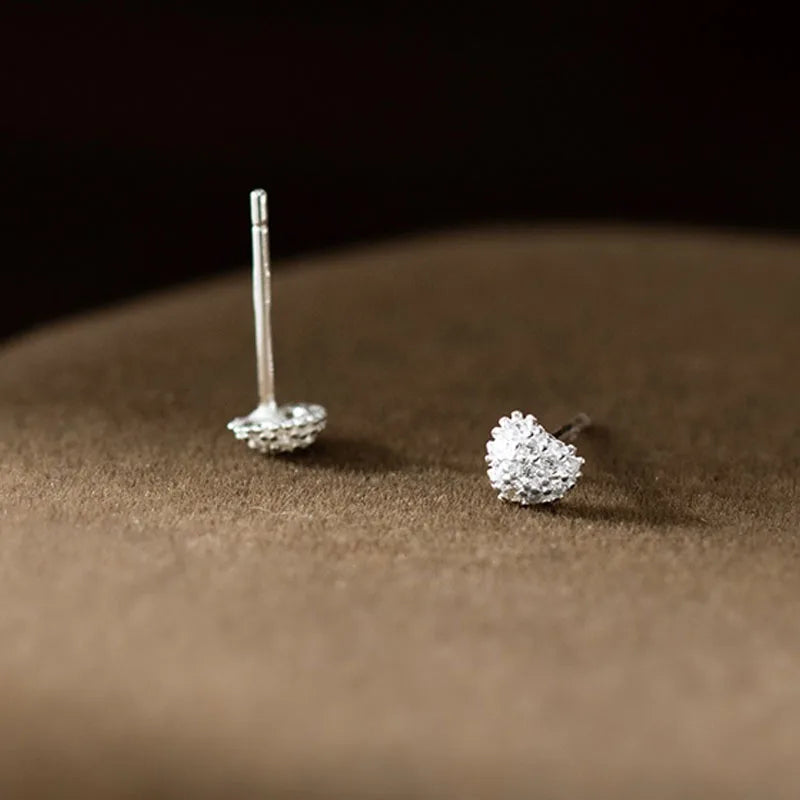 Heart-shaped Zircon Earrings DS4901