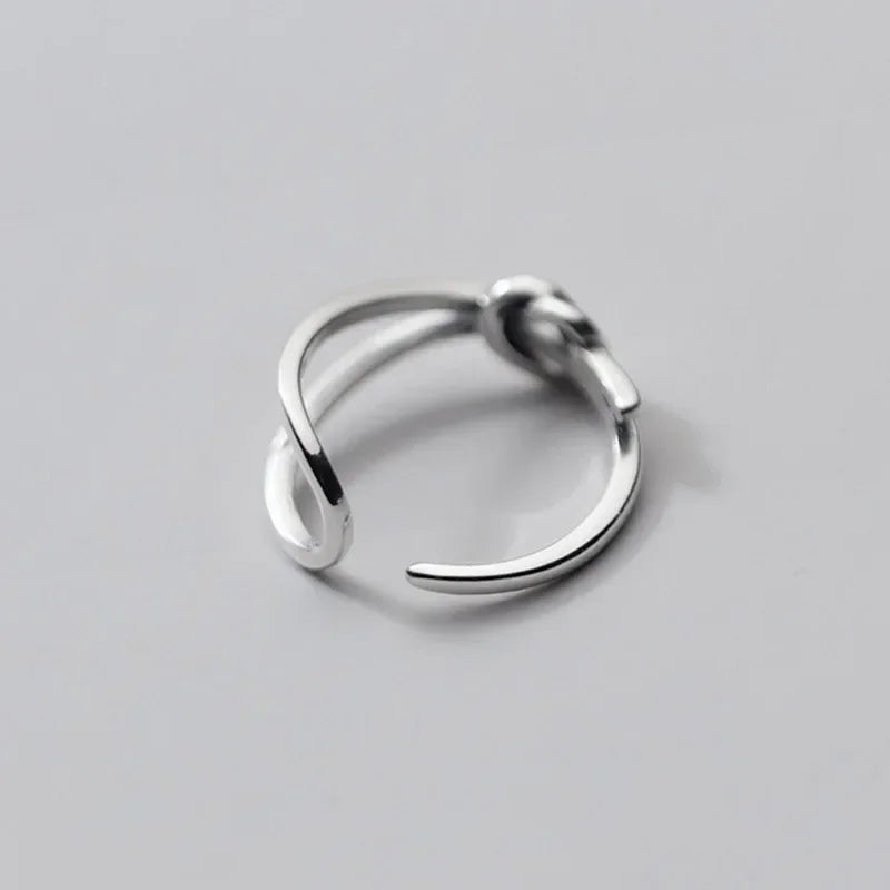 Double Layer Knot Opening Ring DB564