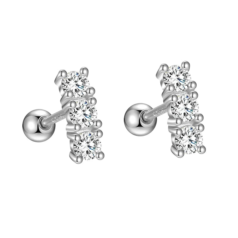 Zircon Stud Earrings DS4839
