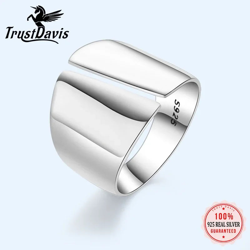 Surface Smooth Opening Finger Ring AZ04