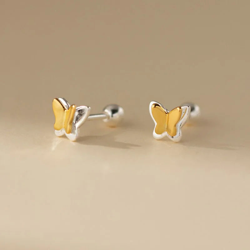 Two-tone Butterfly Earrings DS4913