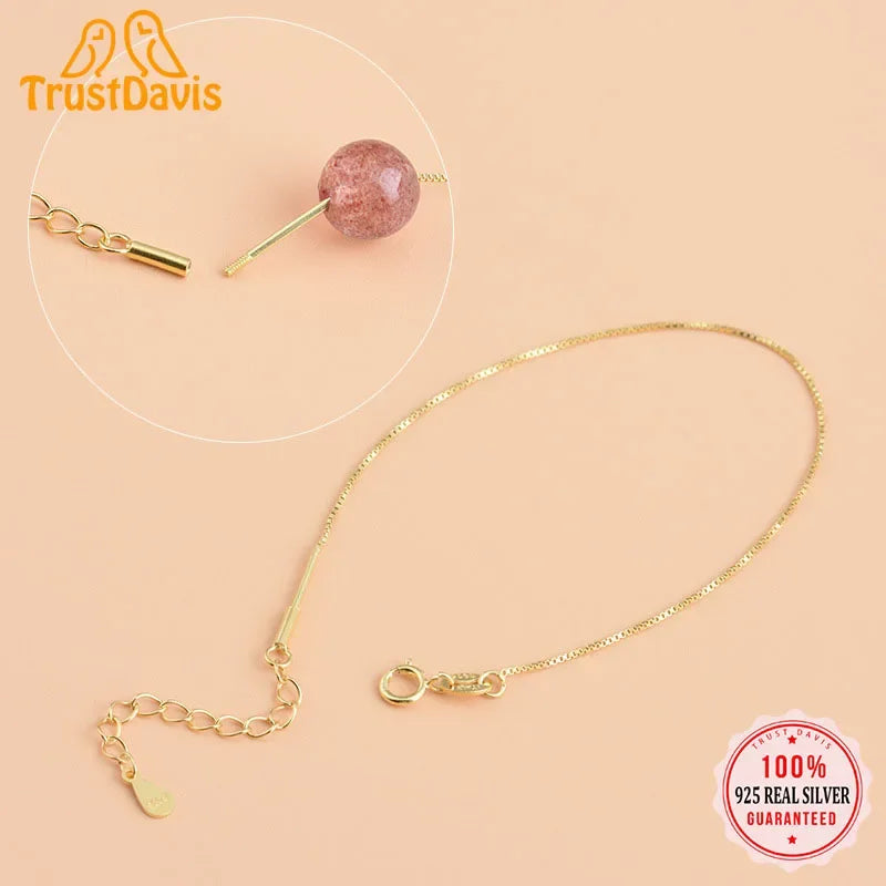 Box Chain Charms Fit Bracelet Screw DIY Accessories HY067