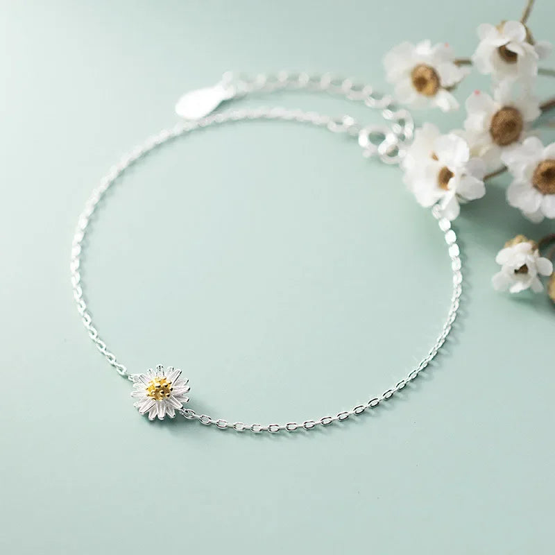 Romantic Marguerite Flower Bracelet DS1119