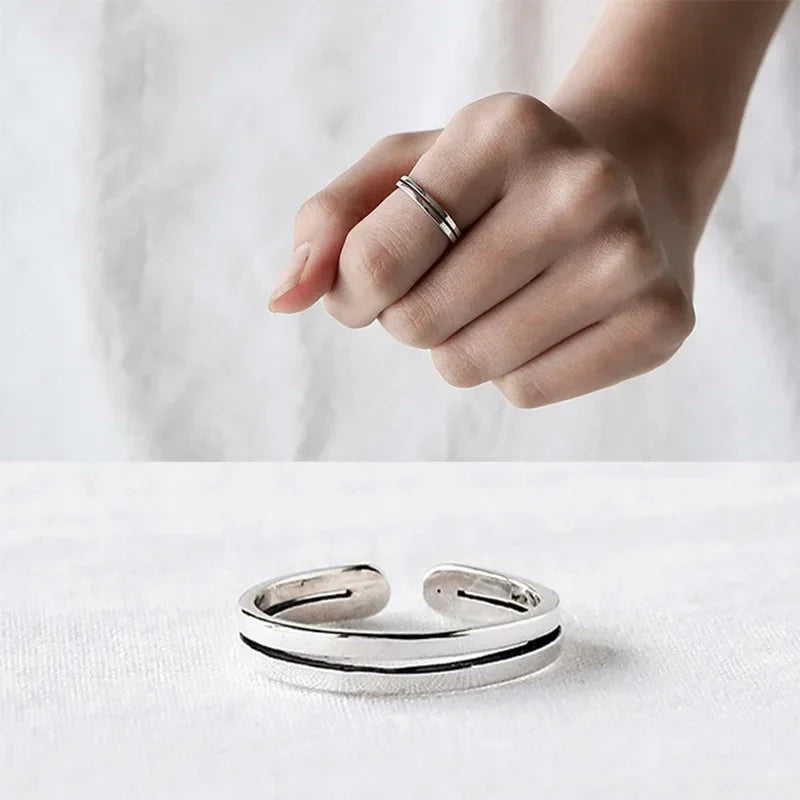 TrustDavis Real 925 Sterling Silver Fashion Knuckle Ring Tail Ring Foot Ring For Women Wedding Party Fine S925 Jewelry DA1947