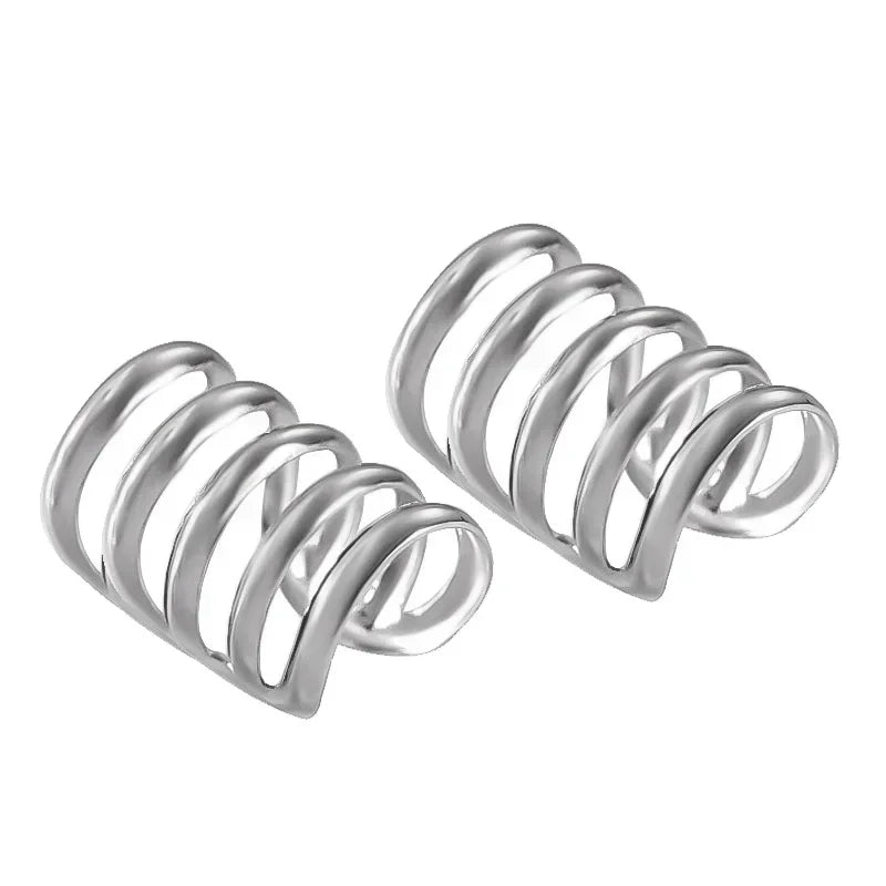 3 4 5 Layer Ear Cuff Clip On Earrings DA192