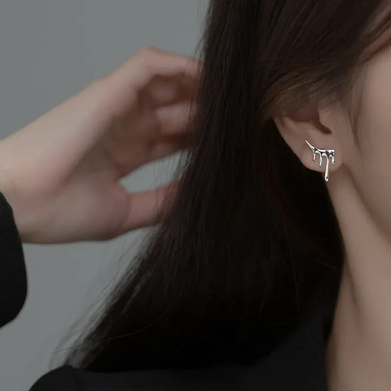 Irregular Water Drop Stud Earrings DA2816