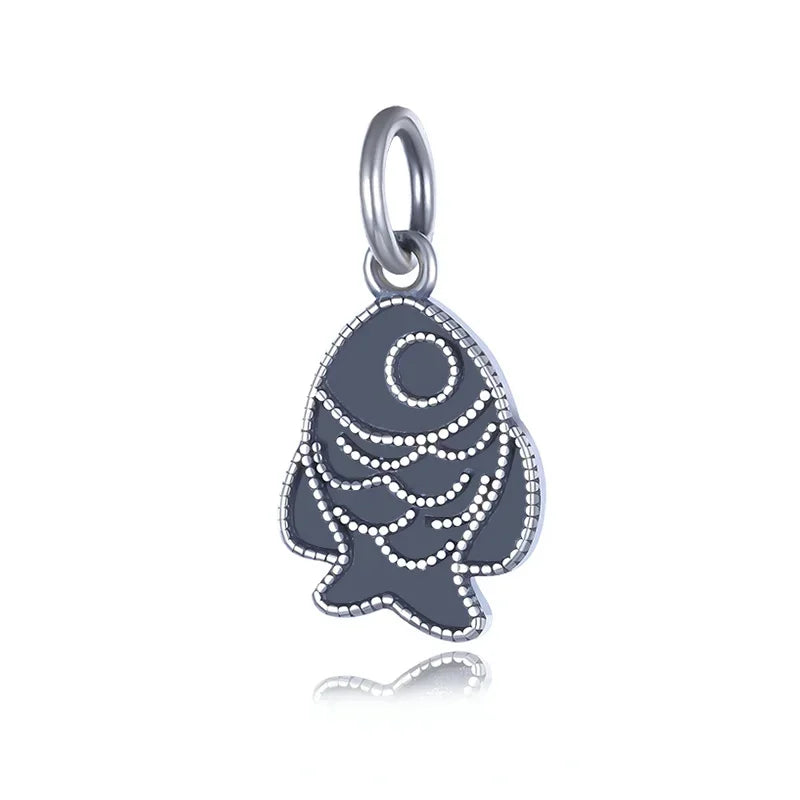 Fish Charms Pendant DIY Accessories HY116