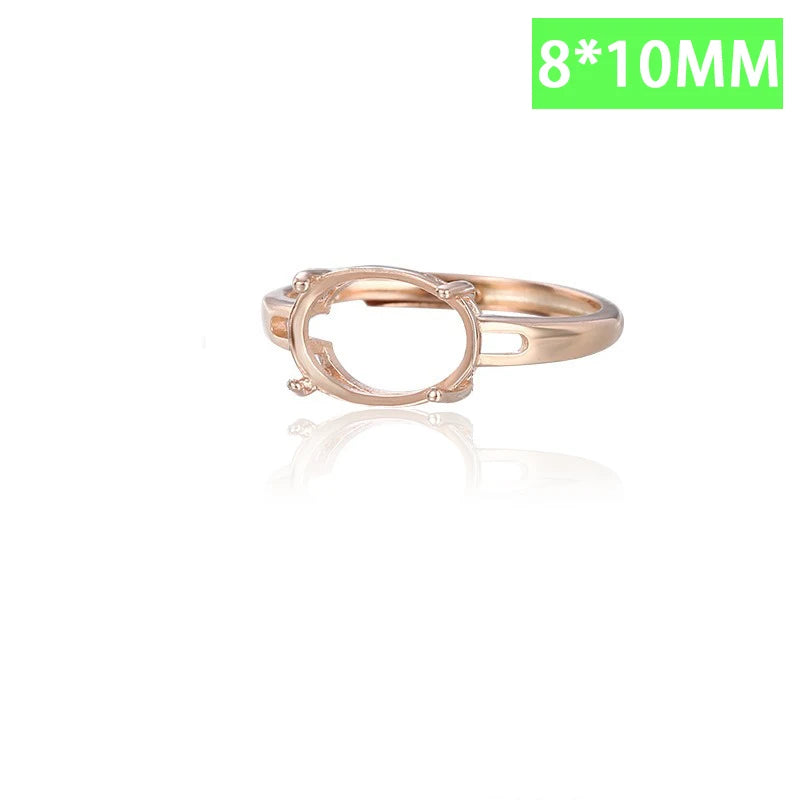 Four claw ring 4 6 8 10 empty bracket handmade DIY accessories DZ1689