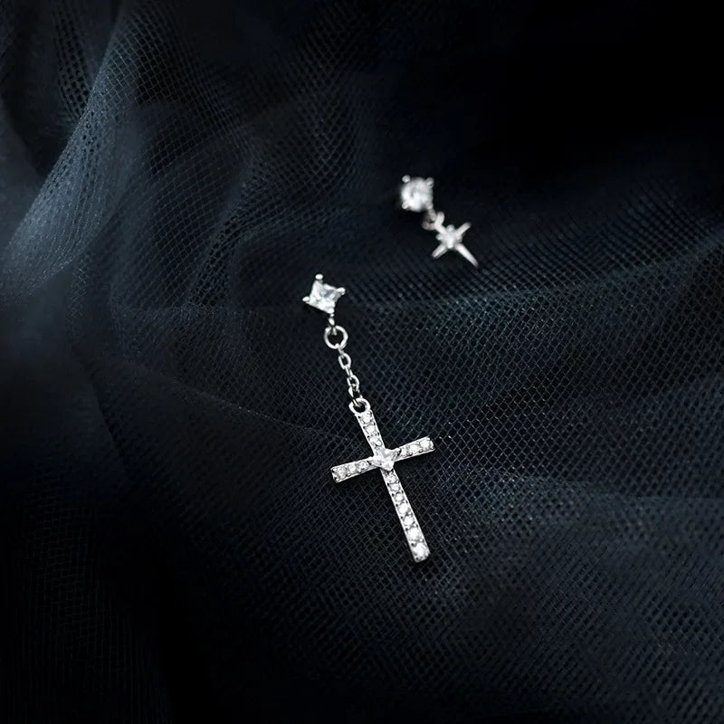 Sweet Charm Cross Stud Earrings DA2797