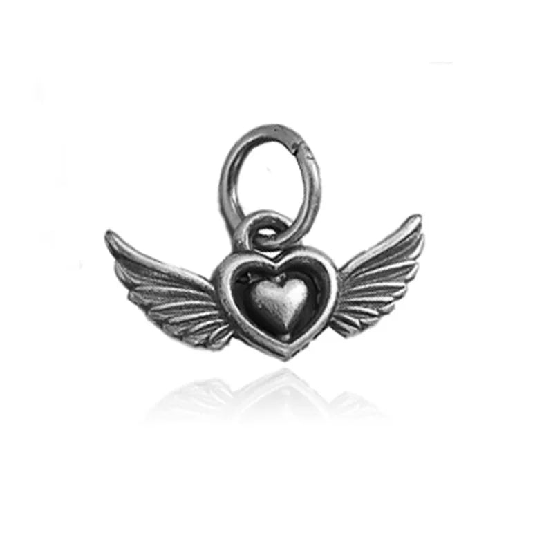 Love Angel Wings Charm Pendant Handmade DIY Accessories DZ1696
