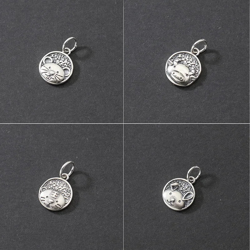 12 Sign Zodiac Pendant Handmade DIY Necklace Accessories Jewelry DZ813
