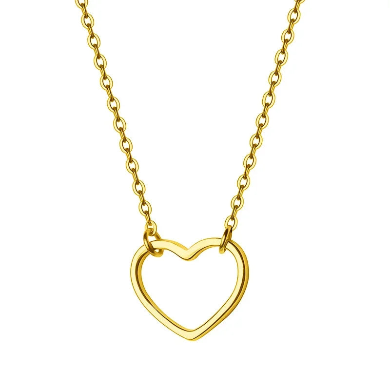 TrustDavis Real 925 Sterling Silver Clavicle Necklaces For Women Wedding Party Romantic Heart Love 925 Necklace Jewelry DS464