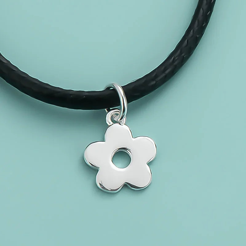 Flower Charm Pendant DIY Accessories Jewelry DZ1070