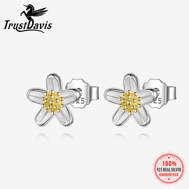 Flower Plant Stud Earrings DS4499