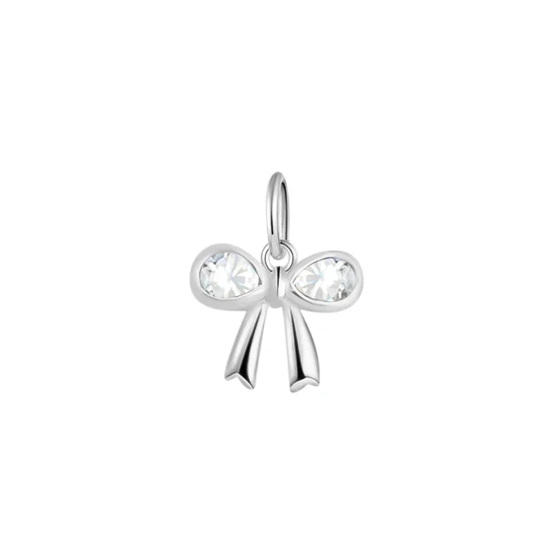 TrustDavis Real 925 Sterling Silver Lovely Colored Butterfly Pendant Handmade Bracelet Necklace Accessories Jewelry Gift DZ1679