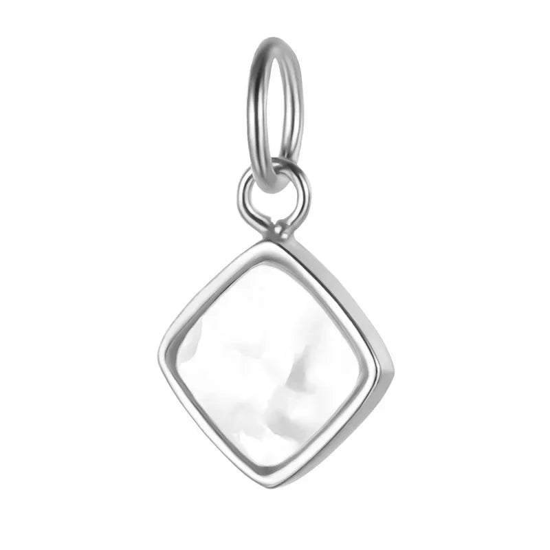 Shell Geometric Charm Pendant Handmade DIY Accessories DZ52