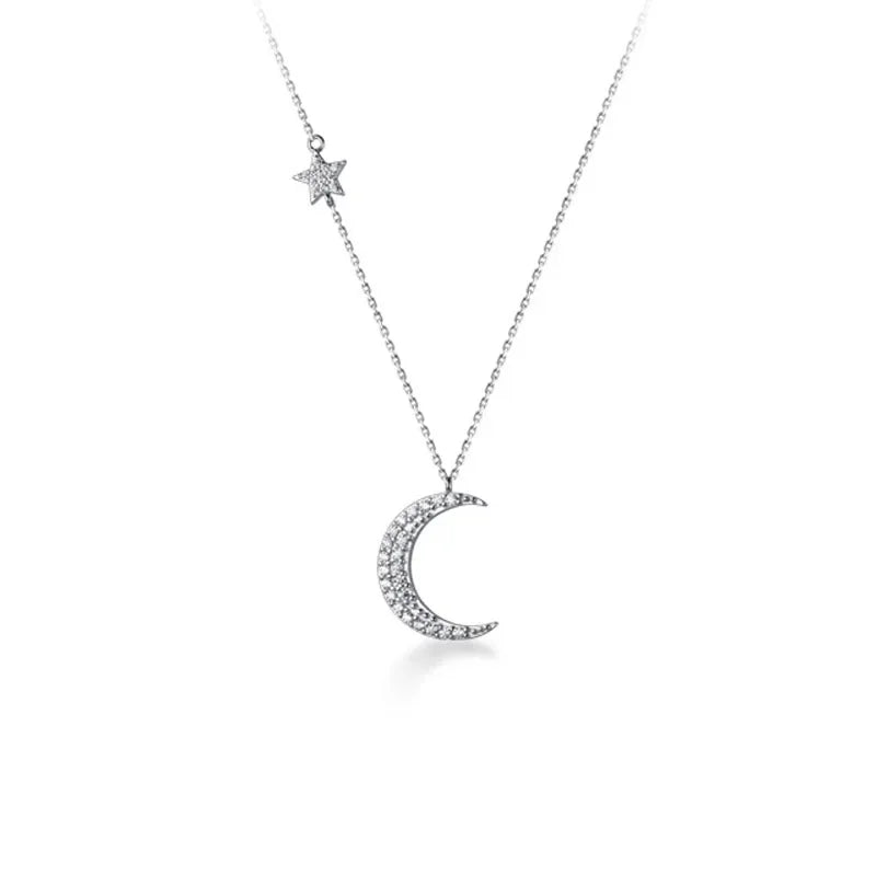 Sweet Moon Star Choker Necklace DB469